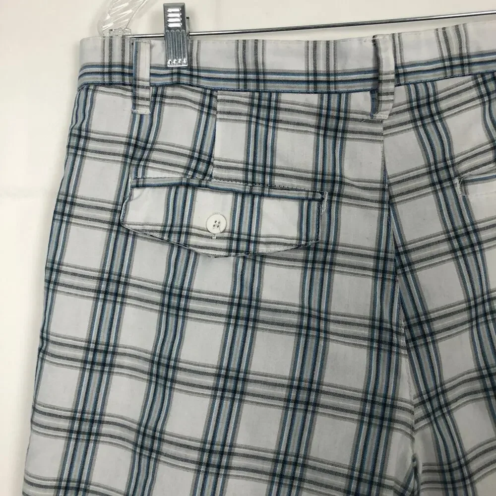 Burnside Men's Plaid Shorts Size 34 Casual Beachy